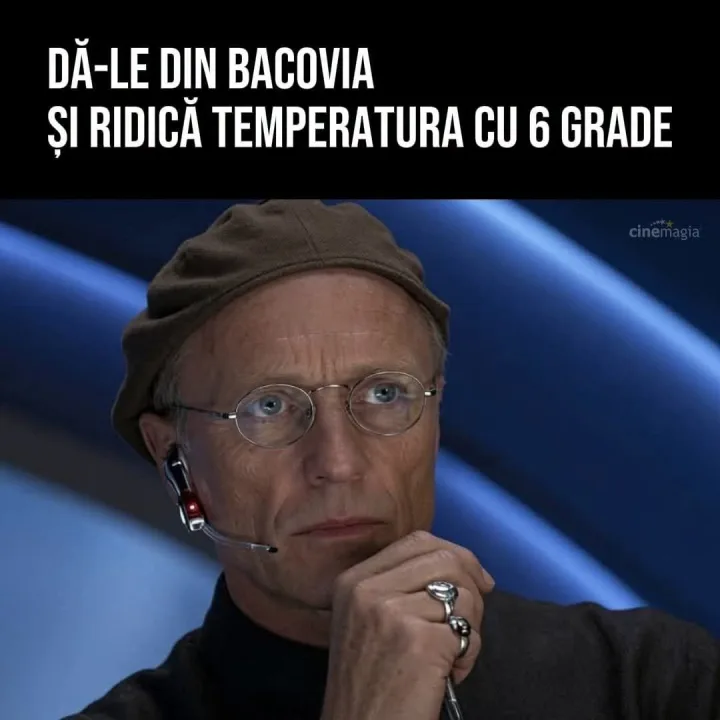 Da-le le din bacovia si ridica temperatura cu 6 grade
