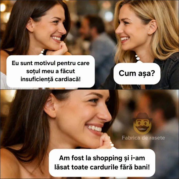 si text Eu sunt motivul pentru care sotul meu a facut insuficienta cardiaca! Cumasa? Cum as...