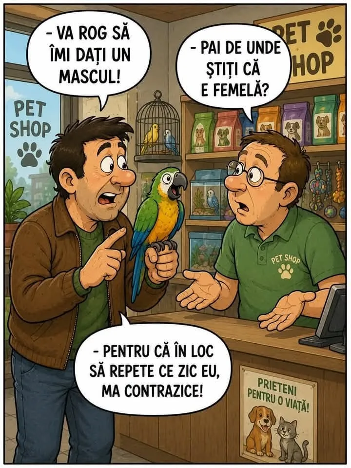 Rog sa imi dati un un mascul! -pai de unde 3et stiti ca hop e femela? Pet shop peteho pet s...