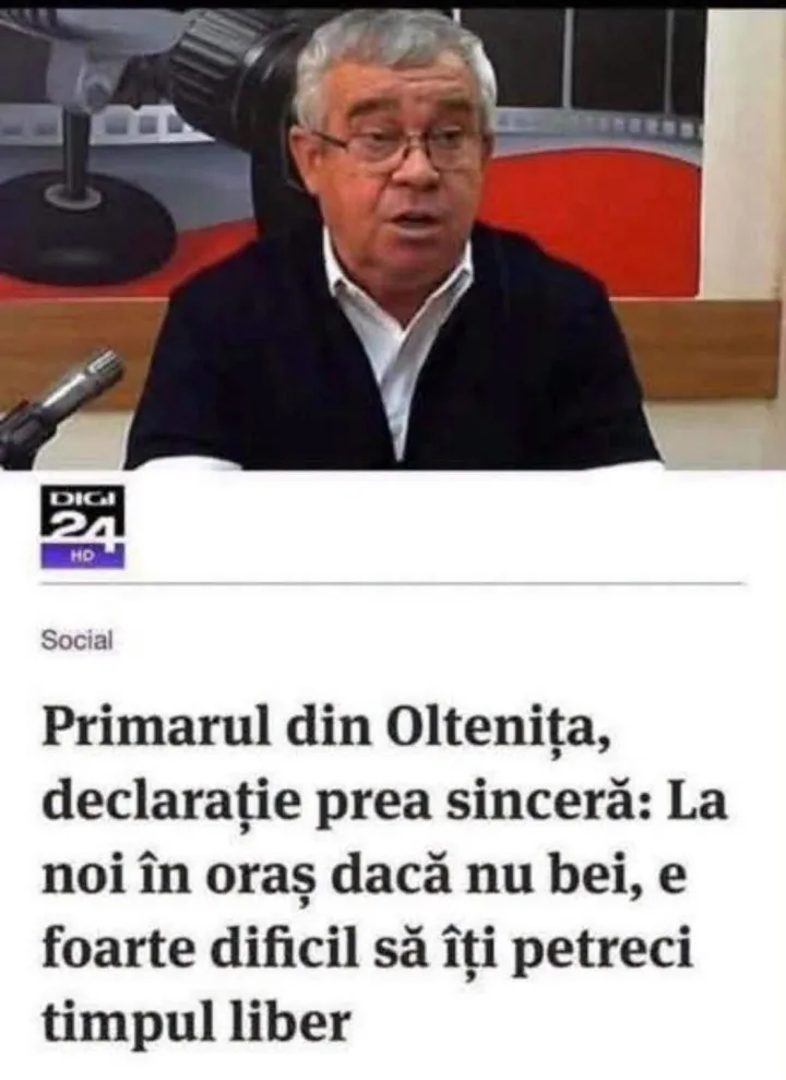 DIC DIG al 24 HD HD HD Social Primarul din Oltenita, declaratie prea sincera: La noi in ora...