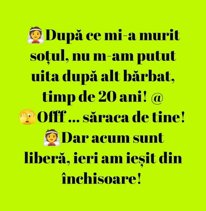 Dupa ce mi-a murit sotul, nu m-am m- putut uita dupa alt barbat, timp de 20 ani! Offf... sa...